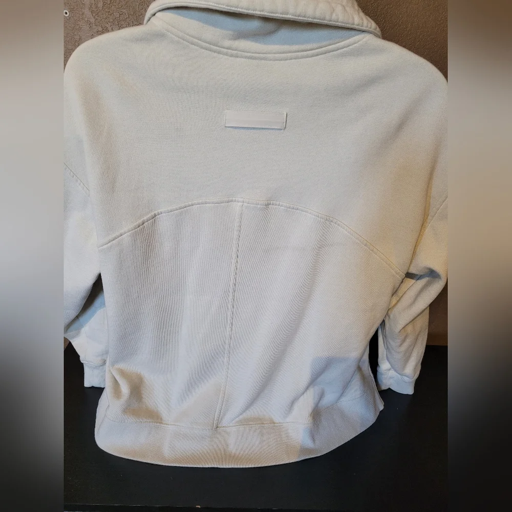 Cream Half-Zip Sweater - Picture 3 of 5